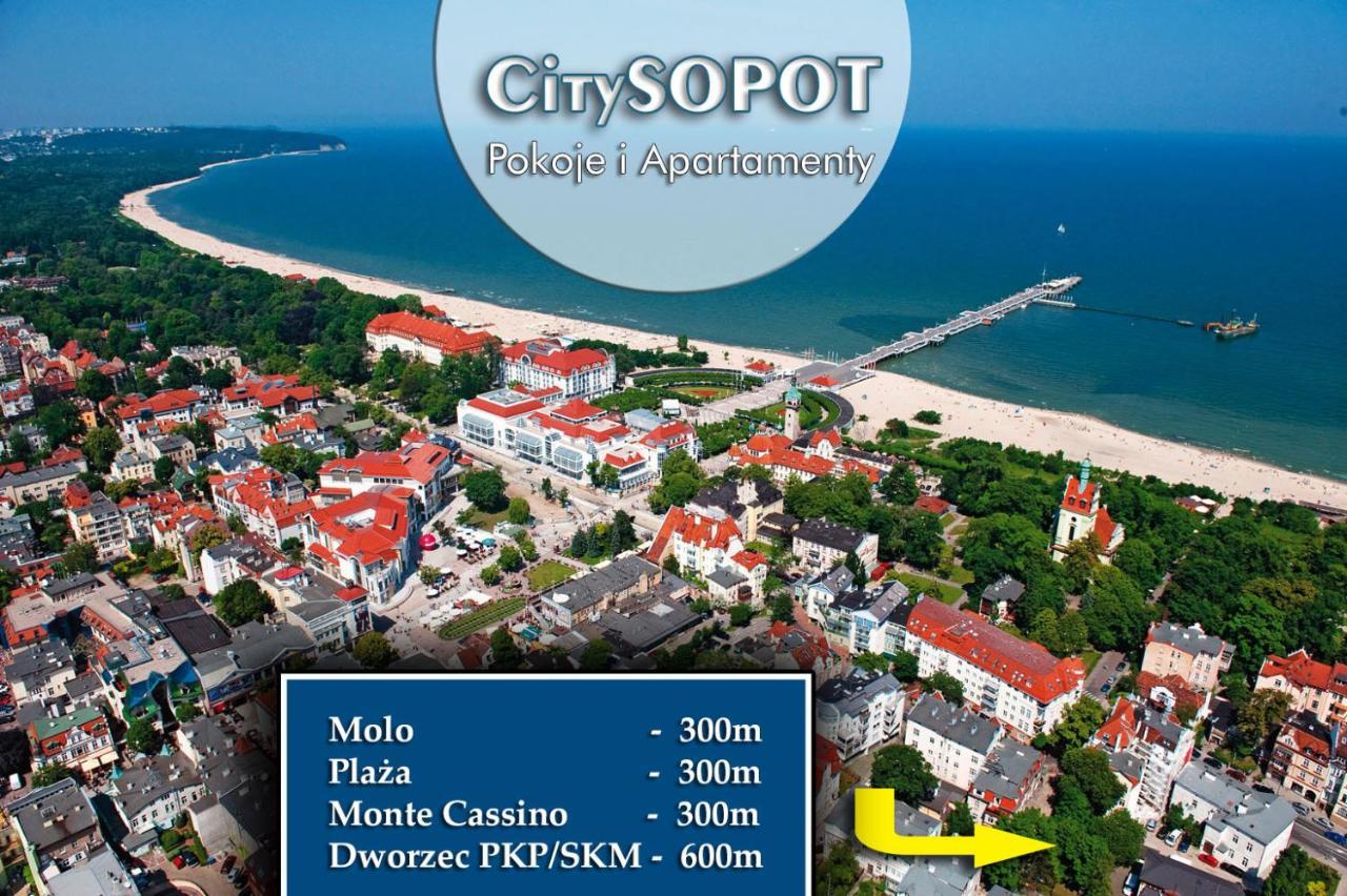 CitySOPOT-Centrum-Dąbrowskiego Zewnętrze zdjęcie